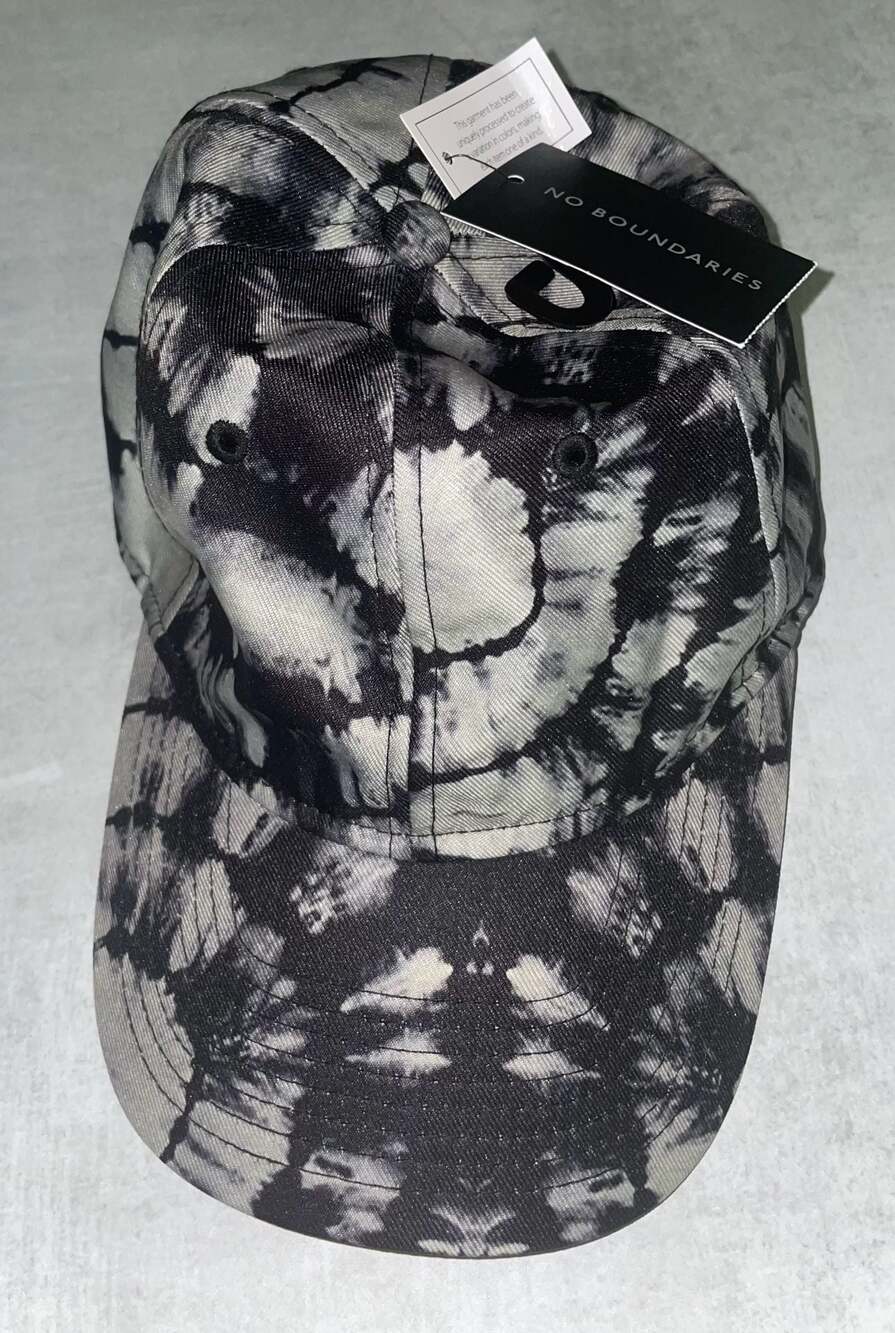 No Boundaries Everyday-wear Baseball Cap ~ Black/Tan Unisex ~ One Size NWT